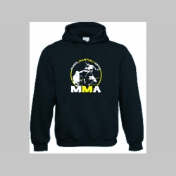 MMA Mixed Martial Arts    mikina s kapucou stiahnutelnou šnúrkami a klokankovým vreckom vpredu 